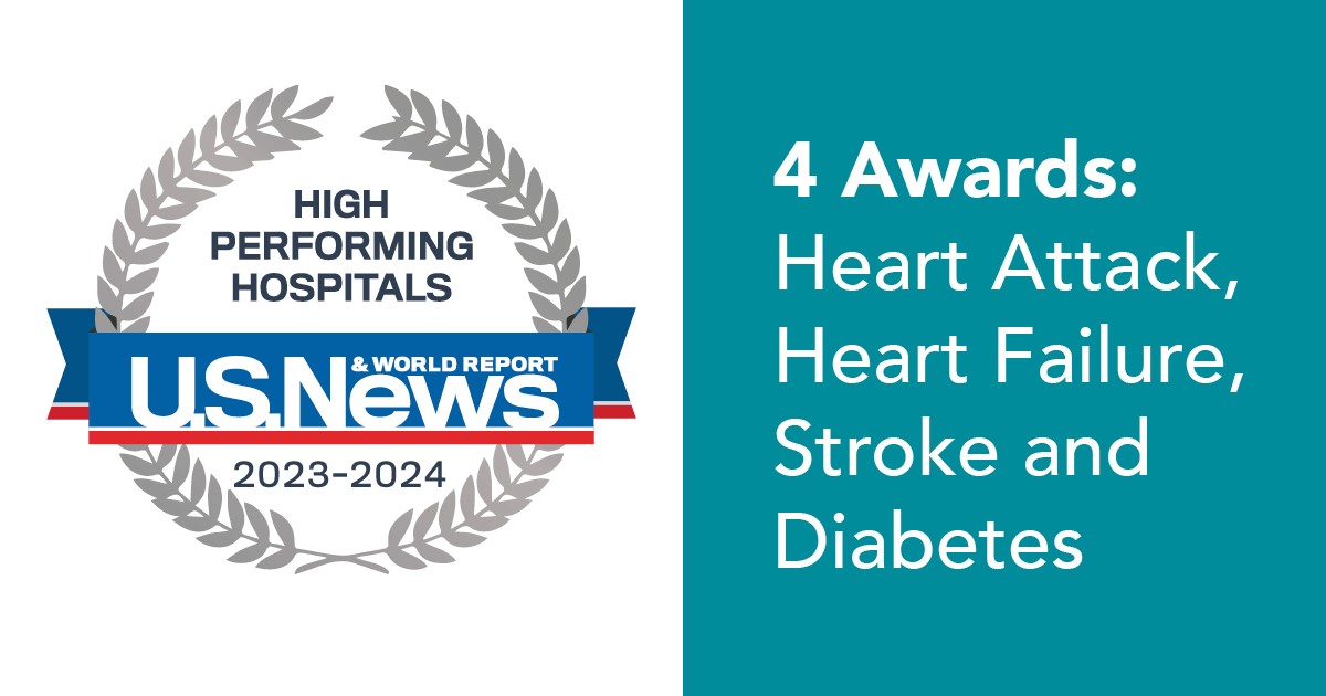 4 Awards: Heart Attack, Heart Failure, Stroke and Diabetes