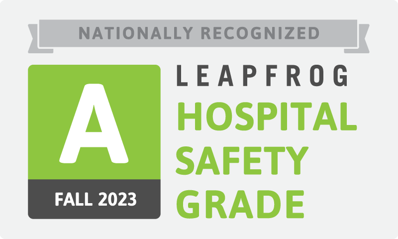 Leapfrog Hospital Safety Grade A - Fall 2023